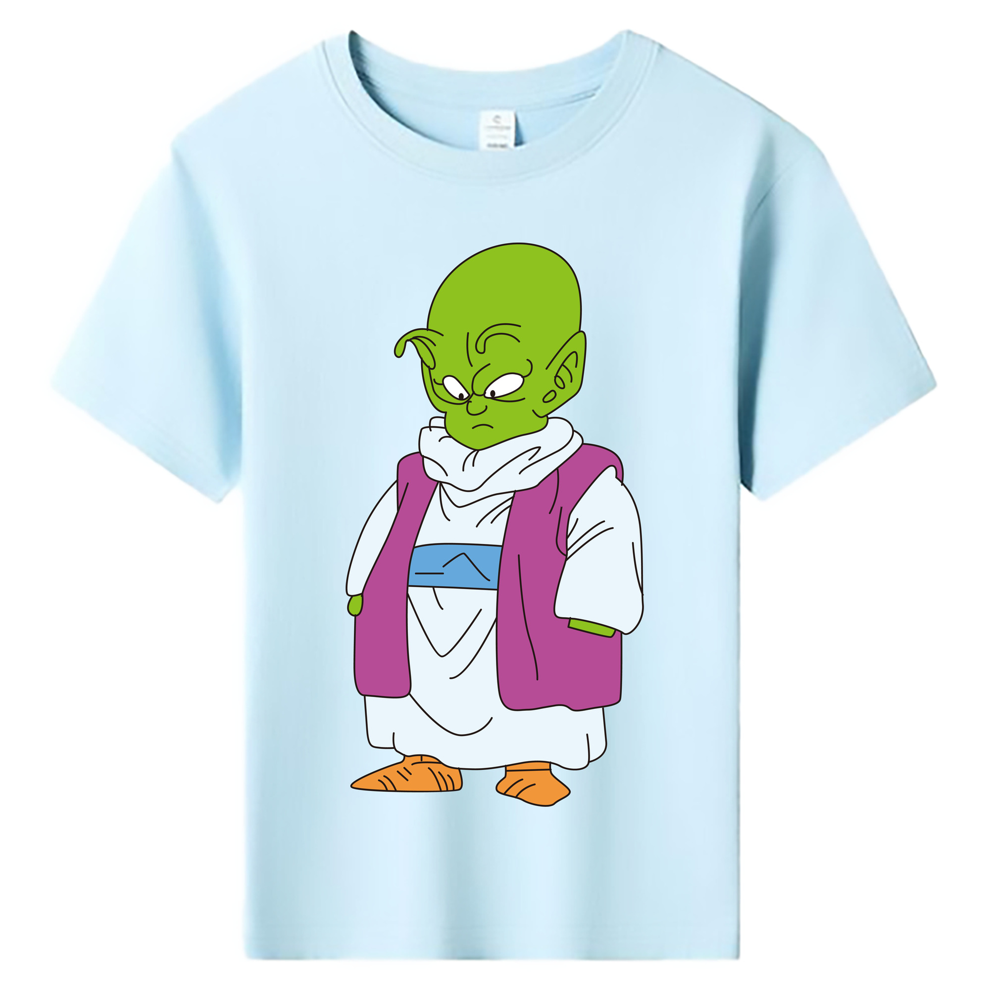 （画像用） ドラゴンボール ピッコロ DRAGON BALL Piccolo 綿100％キッズTシャツ（フロントプリント）